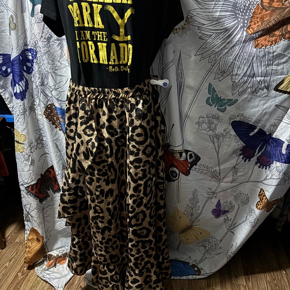 Cheetah Print Maxi skirt
